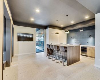 Resident lounge with co-working space